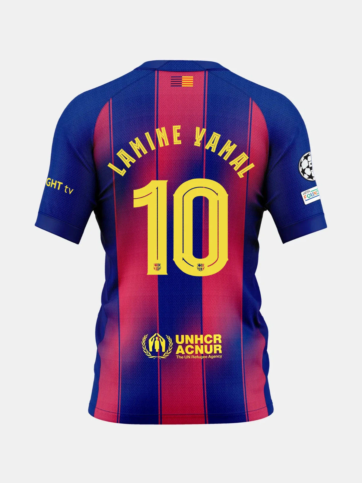 LAMINE YAMAL | UCL Maillot homme domicile 25/26 FC Barcelona - Édition Joueur